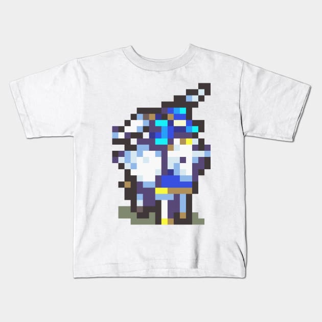 Falcon Knight Sprite Kids T-Shirt by SpriteGuy95